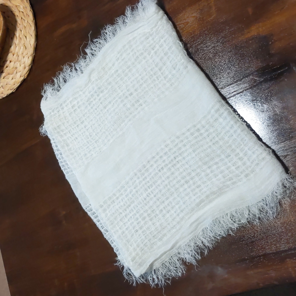 White scarf